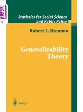 海外直订Generalizability Theory 广义理论