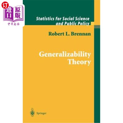 海外直订Generalizability Theory 广义理论