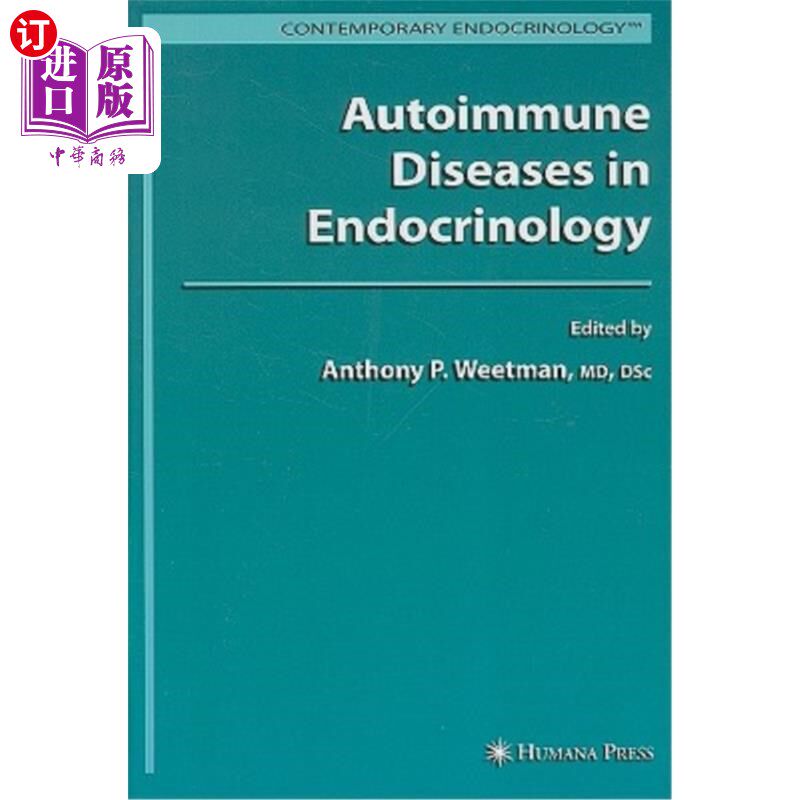 海外直订医药图书Autoimmune Diseases in Endocrinology 内分泌学中的自身免疫性疾病