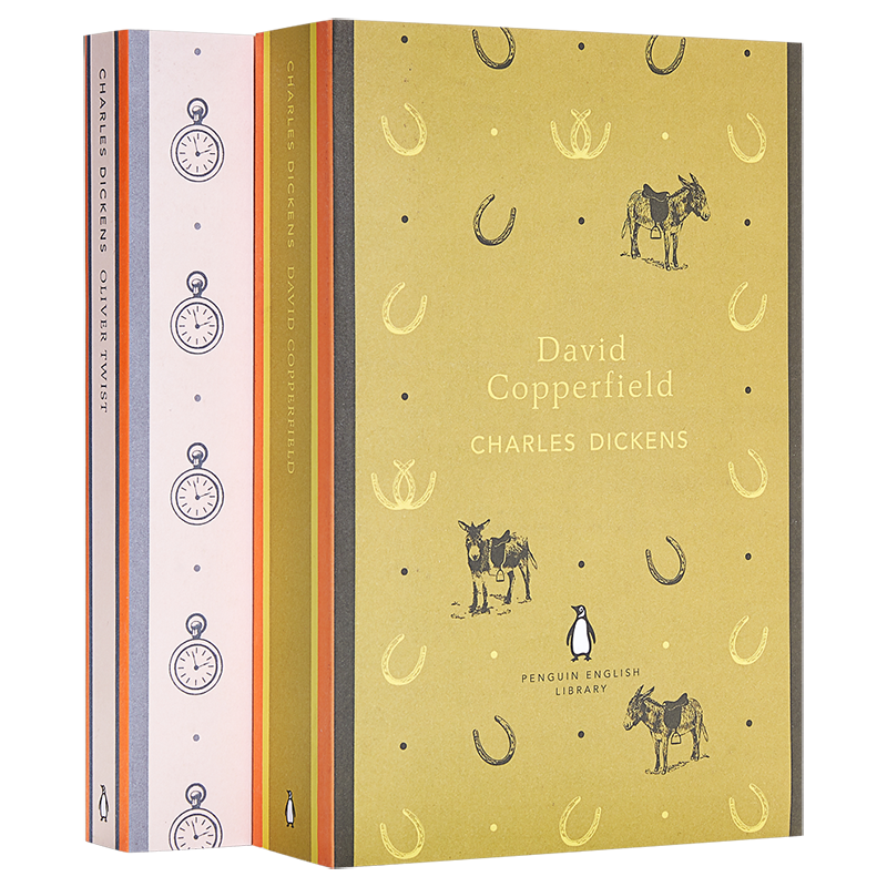 预售 狄更斯经典系列 I - 雾都孤儿/大卫科波菲尔 英文原版 Oliver Twist David Copperfield 企鹅英语图书馆 Charles Dickens