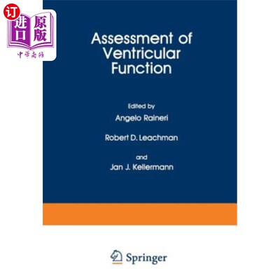 海外直订医药图书Assessment of Ventricular Function 心室功能评估