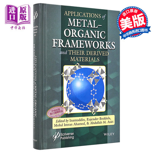 现货 金属有机骨架及其衍生材料的应用 Applications Of Metal 英文原版 Inamuddin Inamuddin 中商原版