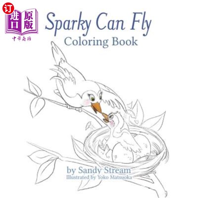 海外直订Sparky Can Fly - Coloring Book Sparky会飞-彩色书