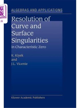 海外直订Resolution of Curve and Surface Singularities in Characteristic Zero 特征零点曲线曲面奇异性的求解