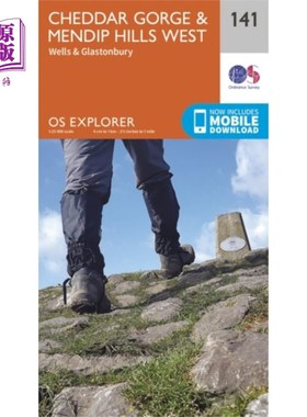海外直订Cheddar Gorge and Mendip Hills West 切达峡谷和门迪普山西部