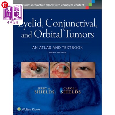 海外直订医药图书Eyelid, Conjunctival, and Orbital Tumors: An Atl... 眼睑、结膜和眼眶肿瘤:图谱和教科书