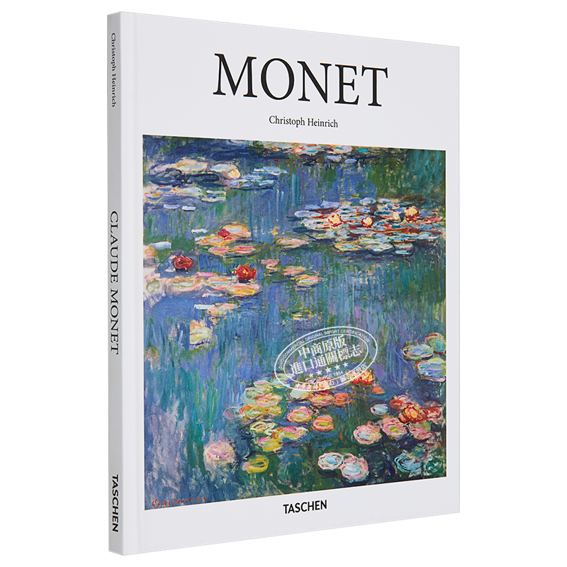 预售 Monet 进口艺术 莫奈 印象派创始人 西方绘画大师 法国画家 油画艺术作品Taschen Basic Art基础艺术系列【中商原版】