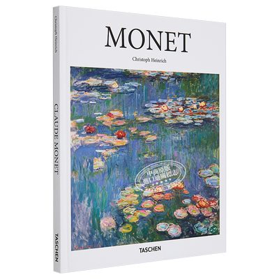 预售 Monet 进口艺术 莫奈 印象派创始人 西方绘画大师 法国画家 油画艺术作品Taschen Basic Art基础艺术系列【中商原版】