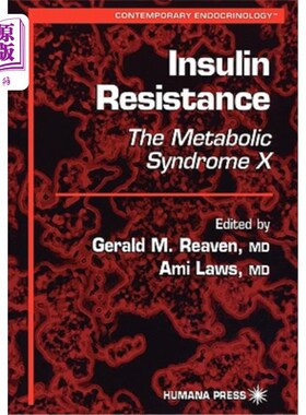 海外直订医药图书Insulin Resistance: The Metabolic Syndrome X 胰岛素抵抗:代谢综合征X