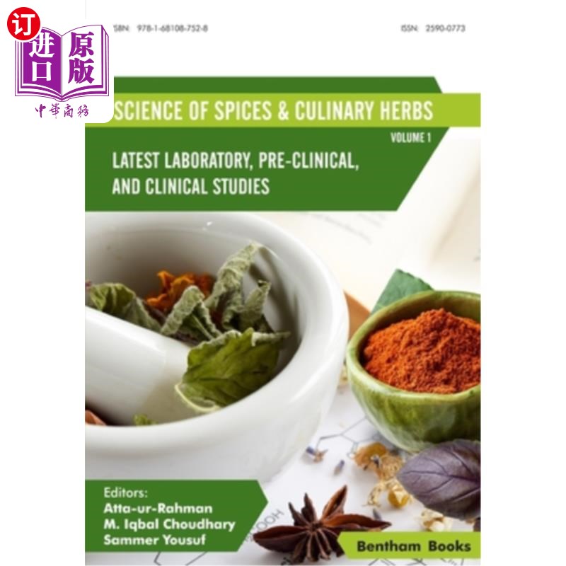 海外直订医药图书Science of Spices and Culinary Herbs - Latest Laboratory, Pre-clinical, and Clin 香料和烹饪药草科学
