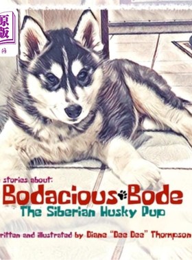 海外直订Bodacious Bode - The Siberian Husky Pup 大胆的波德-西伯利亚哈士奇小狗