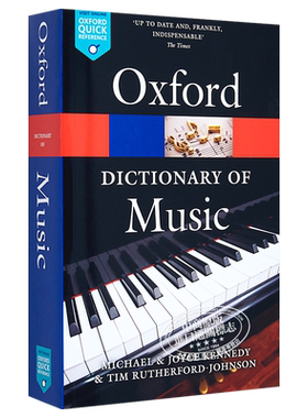 The Oxford Dictionary of Music 英文原版 牛津词典:音乐（牛津音乐词典） Tim Rutherford-Johnson【中商原版】