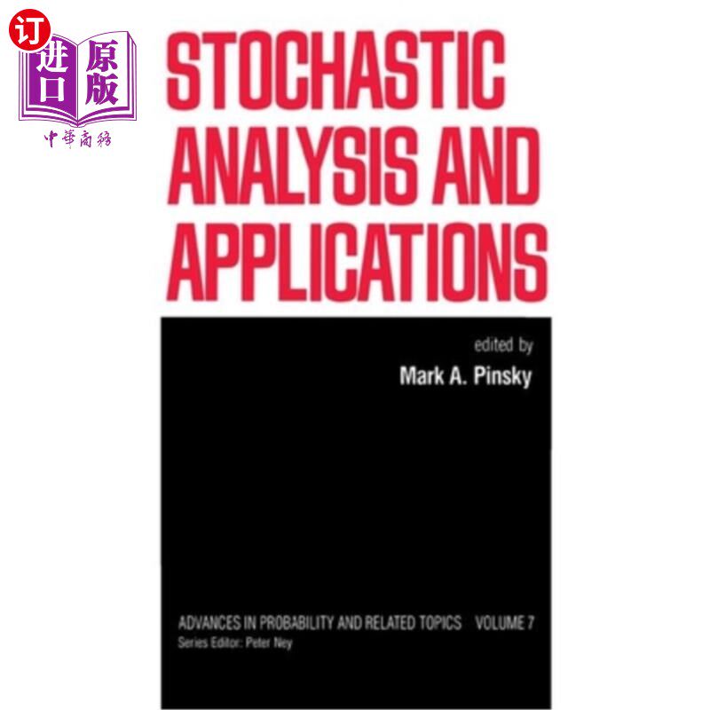 海外直订Stochastic Analysis and Applications 随机分析及其应用