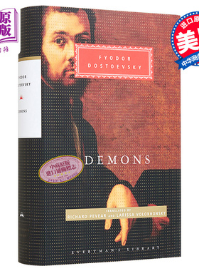 预售 陀思妥耶夫斯基 恶魔 群魔 英文原版 Everyman s Library Classics Demons 俄文学三巨头之一 Fyodor Dostoevsky【中商原版】