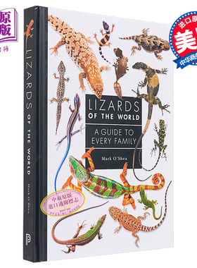 预售 世界蜥蜴 蜥蜴百科图鉴指南 图文详解 Lizards of the World 英文原版 蜥蜴科普 Mark O Shea【中商原版】