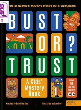 破案或信任 儿童悬疑读本 BUST OR TRUST A Kids' Mystery Book 英文原版 儿童推理探案读物 进口童书 7岁以上【中商原版】