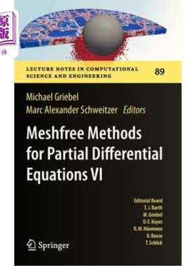 海外直订Meshfree Methods for Partial Differential Equations VI 偏微分方程的无网格方法