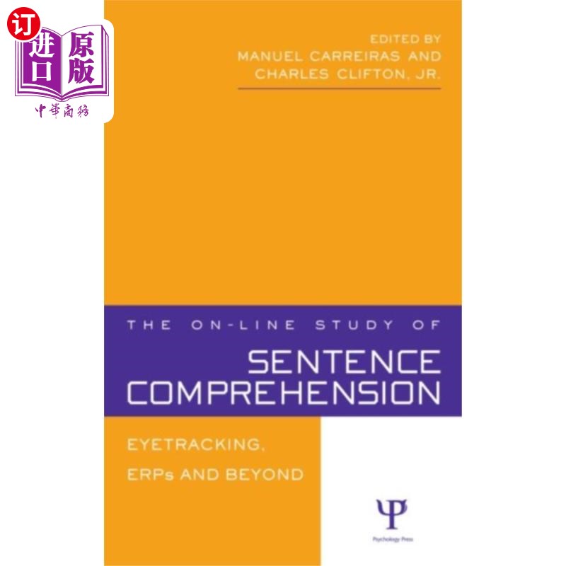 海外直订On-line Study of Sentence Comprehension 句子理解的在线学习