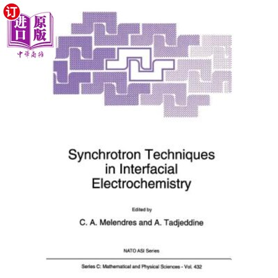 海外直订Synchrotron Techniques in Interfacial Electrochemistry 界面电化学中的同步辐射技术