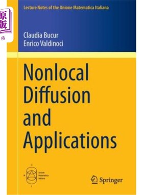 海外直订Nonlocal Diffusion and Applications 非局部扩散及其应用
