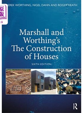 海外直订Marshall and Worthing's The Construction of Hous... 马歇尔和沃辛在建造房屋