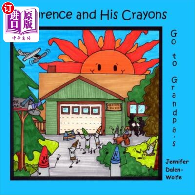 海外直订Lawrence and His Crayons Go to Grandpa's 劳伦斯和他的蜡笔去了爷爷家