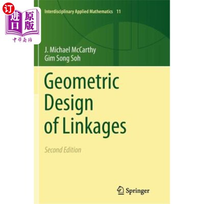 海外直订Geometric Design of Linkages 连杆机构几何设计