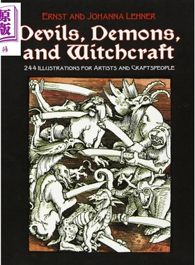 预售 Devils, Demons 进口艺术 魔鬼、恶魔插图集【中商原版】