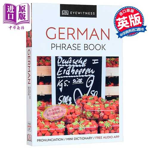 英文原版 DK目击者旅游常用语手册 德语 DK Eyewitness Travel Phrase Book German 英语德语德文语词汇短语词典【中商原版】