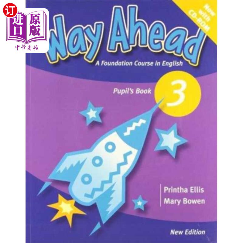 海外直订Way Ahead Revised Level 3 Pupil's Book & CD Rom Pack 前进之路修订三级学生的书籍和光盘包