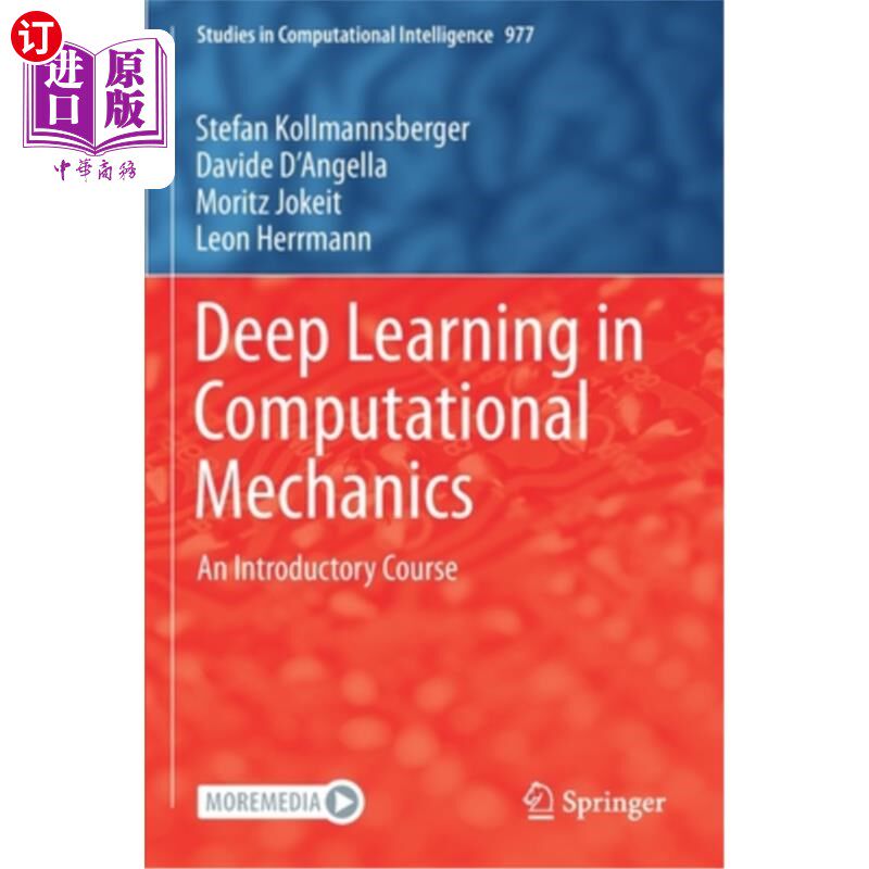 海外直订Deep Learning in Computational Mechanics: An Introductory Course 计算力学中的深度学习:入门课程
