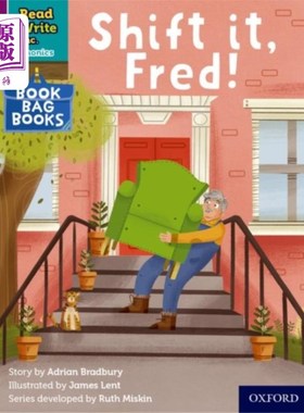 海外直订Read Write Inc. Phonics: Purple Set 2 Book Bag B... Read Write公司拼读:紫色套装2书包第8卷移动它，弗雷德!