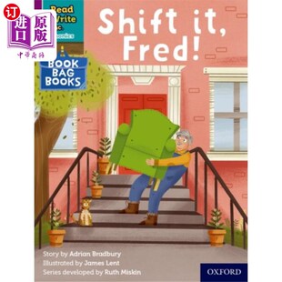 海外直订Read Write Inc. Phonics: Purple Set 2 Book Bag B... Read Write公司拼读:紫色套装2书包第8卷移动它，弗雷德!