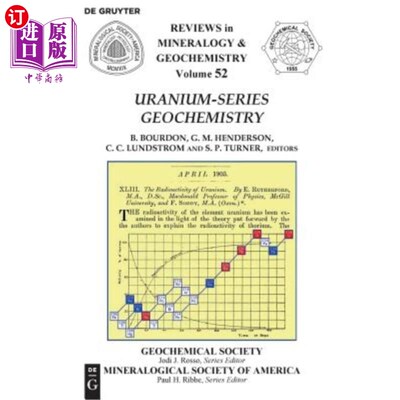 海外直订Uranium-series Geochemistry 铀系地球化学