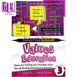 Targeting English Values Education Through Comprehension Book 3 以英语价值观为目标教育书 3 英语学习 【中商原版】
