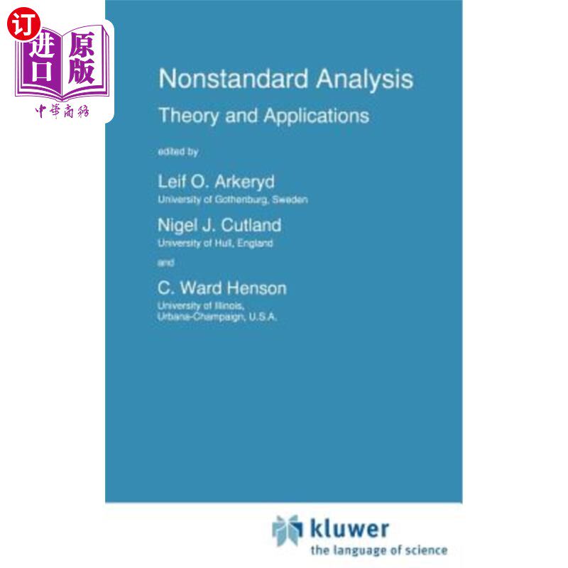 海外直订Nonstandard Analysis: Theory and Applications 非标准分析：理论与应用