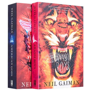 【中商原版】尼尔盖曼2册套装 美国众神+蜘蛛男孩 英文原版 American Gods Norse Mythology Neil Gaiman 众神之战 诸神的黄?