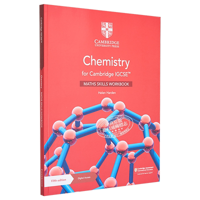 剑桥大学出版NEW Cambridge IGCSE Chemistry Maths Skills for Biology Workbook with Digital Access (2 years)【中商原版