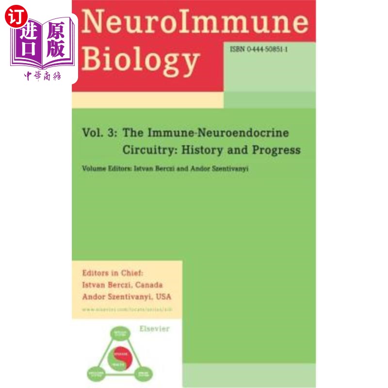 海外直订医药图书The Immune-Neuroendocrine Circuitry: History and Progressvolume 3 免疫-神经内分泌回路:历史与进展第3