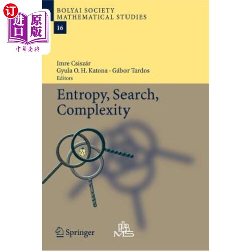 海外直订Entropy, Search, Complexity 熵，搜索，复杂性
