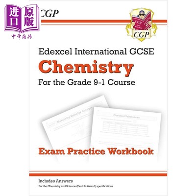 英国CGP教辅 爱德思国际GCSE化学考试练习手册含答案Grade 9-1 Edexcel IGCSE Chemistry Exam Practice Workbook【中商原版?