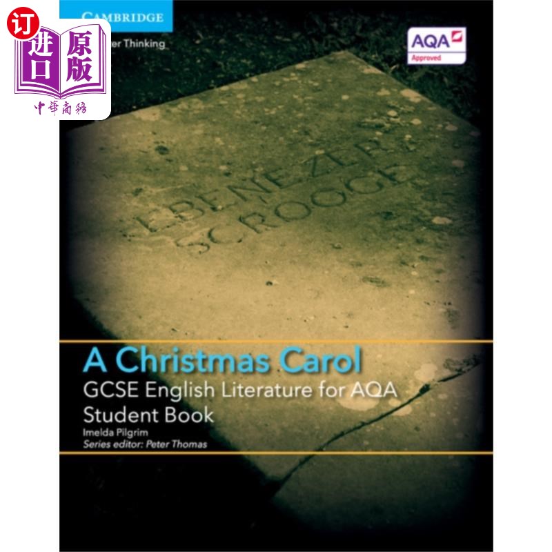 海外直订GCSE English Literature for AQA A Christmas Caro... 英国普通中等教育证书英语文学AQA圣诞颂歌学生书