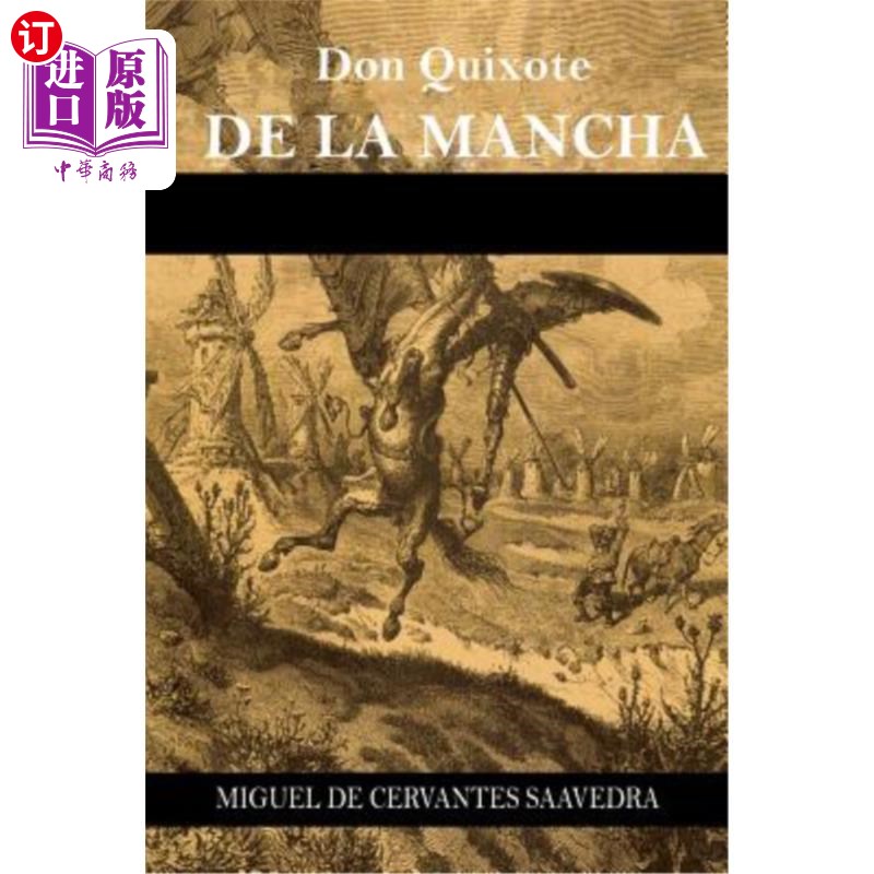 海外直订Don Quixote de la Mancha 唐·德·拉·曼查