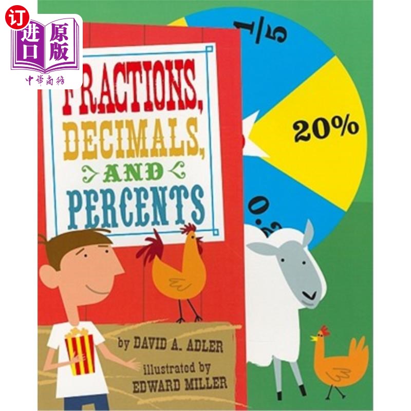海外直订Fractions, Decimals, and Percents 分数，小数和百分比
