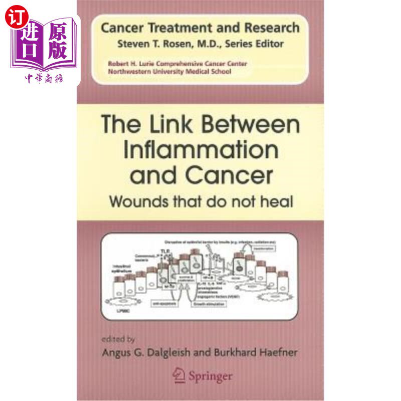 海外直订医药图书The Link Between Inflammation and Cancer: Wounds That Do Not Heal 炎症和癌症之间的联系:无法愈合的伤口