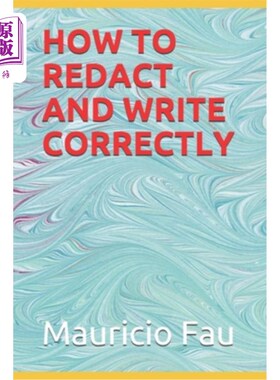 海外直订How to Redact and Write Correctly 如何正确编写