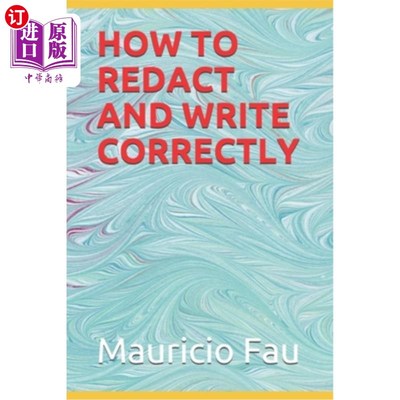 海外直订How to Redact and Write Correctly 如何正确编写