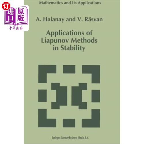 海外直订Applications of Liapunov Methods in Stability Liapunov方法在稳定性中的应用