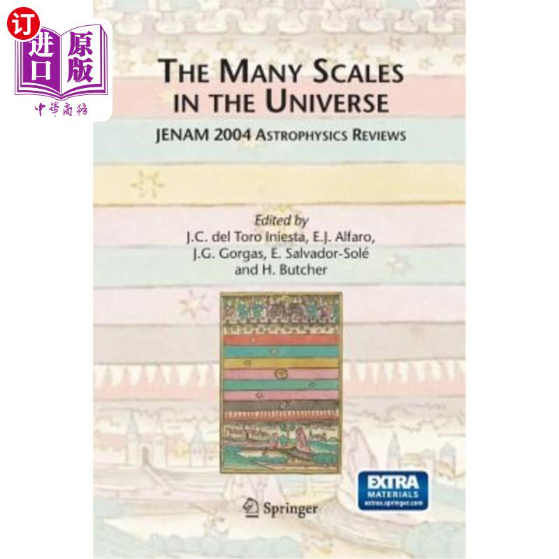 海外直订The Many Scales in the Universe: Jenam 2004 Astrophysics Reviews 宇宙中的多尺度:Jenam 2004天体物理学评论