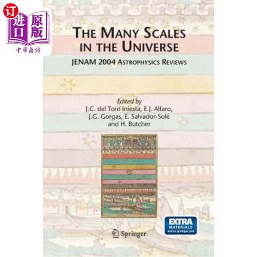 海外直订The Many Scales in the Universe: Jenam 2004 Astrophysics Reviews 宇宙中的多尺度:Jenam 2004天体物理学评论